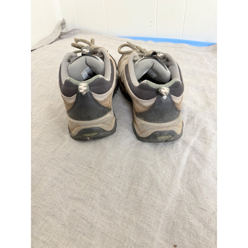 Columbia Womens Newton Ridge Low Hiking Shoes Brown Tan Suede Trail 7.5 - Picture 4 of 7